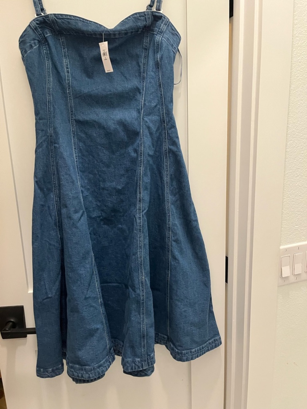 GAP Denim Strap or Strapless Dress - Medium Blue
